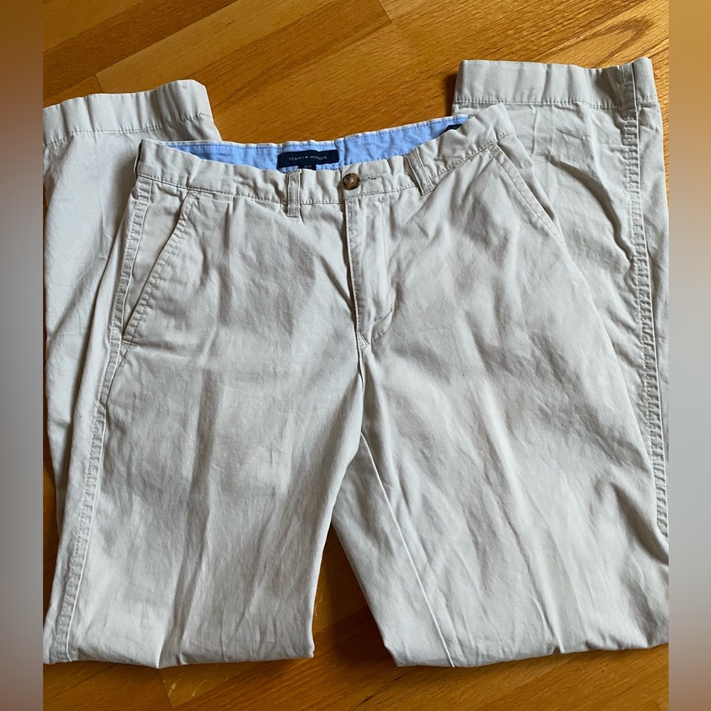 Men’s chino slacks.